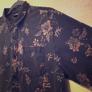 Vans Floral Button Up Shirt